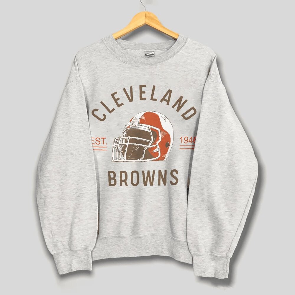 Vintage Cleveland Browns EST 1946 Football Sweatshirt Cleveland Browns Shirt Tee